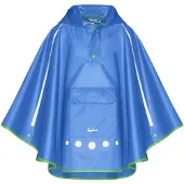 Playshoes Regenponcho faltbar blau Junior Größe M