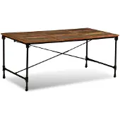 vidaXL Esstisch Altholz Massiv 180 cm