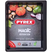 Pyrex Auflaufform Pyrex Magic Rechteck Black 40 x 31 cm