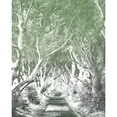Komar Vliestapete "Digitaldruck Vlies - Alley Graphite - Größe 200 x 250 cm" bedruckt glatt Wohnzimmer, Schlafzimmer