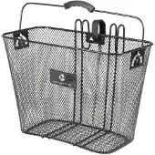 M-Wave M Wave hinter Stahl Fahrradkorb 17 Liter schwarz