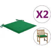 vidaXL Kissen Für Gartenstühle 50x50x3 Cm 2 50x50x3 Cm