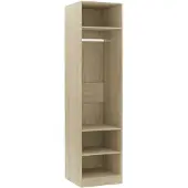 vidaXL Kleiderschrank Sonoma-Eiche 50x50x200 cm Holzwerkstoff