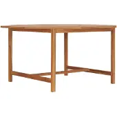 vidaXL Gartentisch 150x150x75 cm Teakholz Massiv