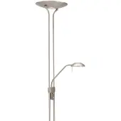 Steinhauer Mexlite, Gebürsteter Stahl, 2 Glühbirne(n), 29 W, LED, 23 W, 6 W