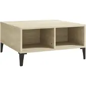 vidaXL Couchtisch Sonoma-Eiche 60x60x30 cm Holzwerkstoff