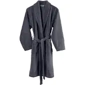 De Witte Lietaer Bademantel Gentle Dark Grey Herren-M