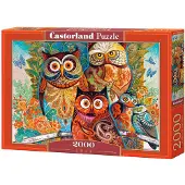 Castorland Owls 2000 pcs, 2000 Stück(e), Kunst, 9 Jahr(e)