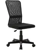 vidaXL Bürostuhl Schwarz 44x52x100 cm Netzgewebe