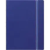 Filofax Notizbuch Classic, 115009, Kunstleder Hardcover, blau, 56 Blatt / 112 Seiten, 100 g/m2, liniert, A5