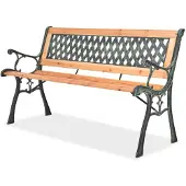 vidaXL Gartenbank 122 cm Holz