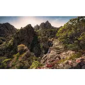 Overig Vliestapete "Digitaldruck Vlies - Rainbow Lands - Größe 450 x 280 cm" bedruckt glatt Wohnzimmer, Schlafzimmer