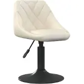 vidaXL Esszimmerstuhl Creme Samt