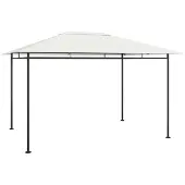 vidaXL Pavillon 384x281x270 cm Creme 180 g/m²