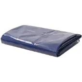 vidaXL Abdeckplane 650 g/m² 2,5 x 3,5 m Blau