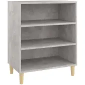 vidaXL Sideboard Betongrau 57x35x70 cm Holzwerkstoff