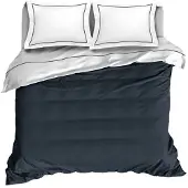 De Witte Lietaer bettbezug Bumblebee260 x 220 cm Baumwolle dunkelgrau