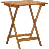 vidaXL Klappbarer Gartentisch 60x60x75 cm Massivholz Akazie