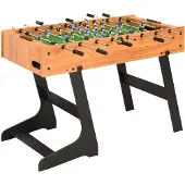 vidaXL Klappbarer Fußballtisch 121x61x80 Cm Hell