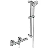 Ideal standard Brausekombination mit Brausethermostat Ceratherm T50 Aufputz A7217AA Chrom