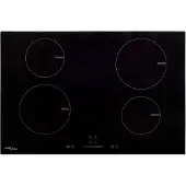 vidaXL Induktionskochfeld mit 4 Platten Touch Control Glas 77cm 7000 W
