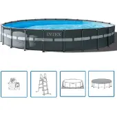 Intex Ultra XTR Frame Pool-Set Rund 732 x 132 cm 26340GN