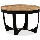vidaXL Couchtisch Raues Massivholz Mango 60x40 cm