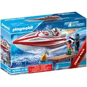 Playmobil Family Fun 70744 Speedboot mit Unterwassermotor