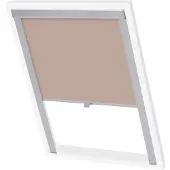 vidaXL Verdunkelungsrollo Beige SK06 GGL und GGU