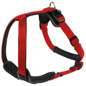 Hunter Geschirr Neopren rot/schwarz, Größe: L / Breite: 2,5 cm