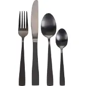 Excellent houseware Black Cutlery 16 Pcs 16 stk.