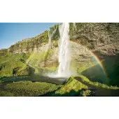 Overig Vliestapete "Digitaldruck Vlies - Power of Iceland - Größe 450 x 280 cm" bedruckt glatt Wohnzimmer, Schlafzimmer