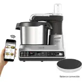 Kenwood CCL450SI Foodprozessor, Kunststoffgehäuse, 500 Watt, 4,5 l Behälter, 12 Geschwindigkeiten, Kochfunktion