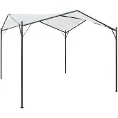 vidaXL Pavillon 3x3x2,6 m Weiß 180 g/m²