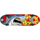 Stamp Shark Skids Skateboard