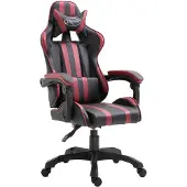 vidaXL Gaming-Stuhl Weinrot Kunstleder