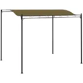 vidaXL Pavillon 3x2,4 m Taupe 180 g/m²