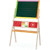 Vigatoys tafel und magnetische Weißwandtafel Junior 155 cm Holz