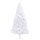 vidaXL Künstlicher Weihnachtsbaum 300 cm Weiß