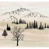 Komar Vliestapete "Digitaldruck Vlies - Backcountry - Größe 300 x 280 cm" bedruckt glatt Kinderzimmer