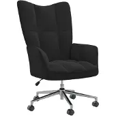 vidaXL Relaxsessel Schwarz Samt