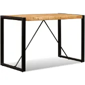 vidaXL Esstisch Raues Massives Mangoholz 120 cm