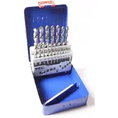 Bohrcraft Foret - - HSS-G - 19 Teile - 1-10 mm - Metall - Blau