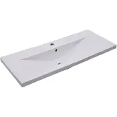 vidaXL Einbauwaschbecken 101x39,5x18,5 cm Keramik Weiß
