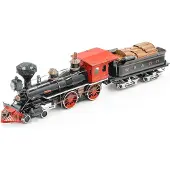 Fascinations - Metal Earth Wild West, lasergeschnittener 3D-Konstruktionsbausatz, ab 14 Jahren (4-4-0 Locomotive)