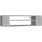 vidaXL TV-Hängeschrank Betongrau 100x30x26,5 cm Holzwerkstoff