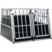 vidaXL Hundetransportbox mit Doppeltür 94 x 88 x 69 cm