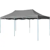 vidaXL Pop-Up-Partyzelt Faltbar 3x6 m Anthrazit