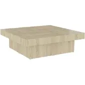 vidaXL Couchtisch Sonoma-Eiche 90x90x28 cm Holzwerkstoff