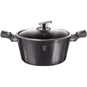 Berlinger Haus BH-6894, 6.1 L, Round, Grey, Aluminium, Black, Ergonomic, Soft touch